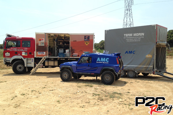 Essais Rallye Tout Terrain sur le circuit terre des Granges Gontardes