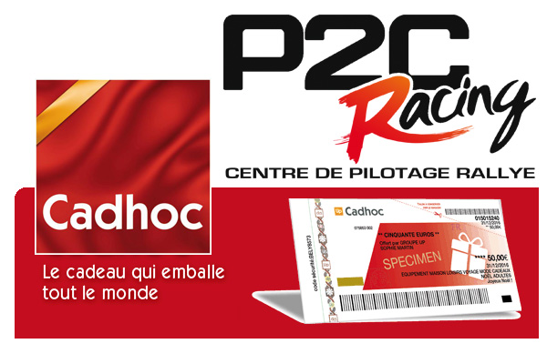 Utilsier vos chèques cadeau Cadhoc pour offrir un stage de pilotage rallye terre