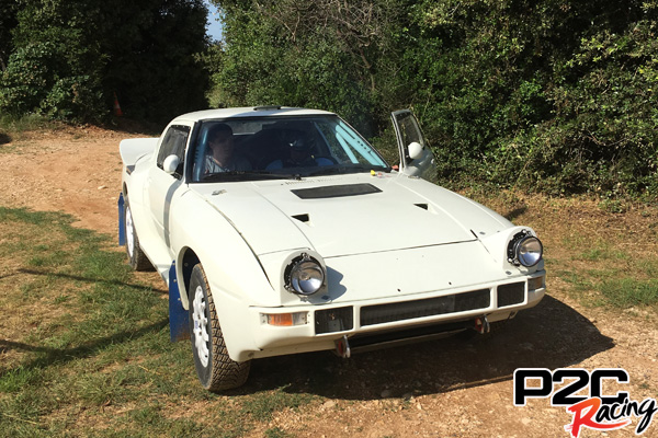 Mazda RX7 en essais pour le rallye historique du maroc