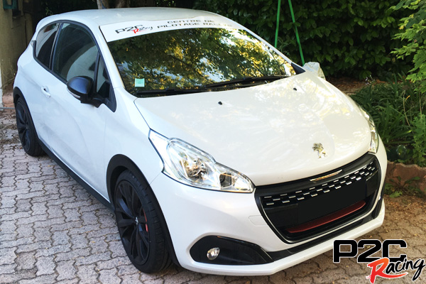 Peugeot 208 GTI Bandeau de pare brise Centre de Pilotage Rallye Terre