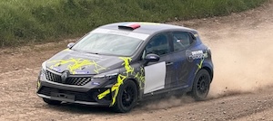 Bapt&ecirc;me rallye passager en Clio Rally5