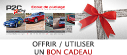 Commander un bon cadeau et s'inscrire a un stage de pilotage rallye terre