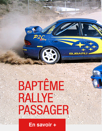 En savoir plus sur les baptèmes rallye passager