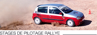 Stages de pilotage Rallye