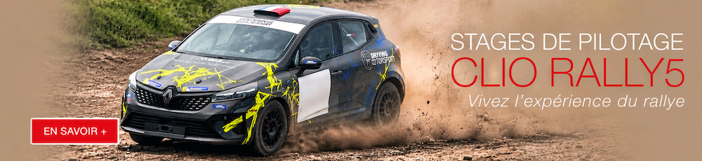 Stage Pilotage Rallye Clio R5